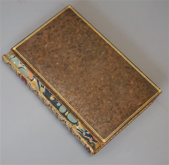 Montagu, Barbara Lady - Scott, Sarah - Millenium Hall, 12mo, rebound mottled calf, with engraved frontis, J. Newbery, London 1762